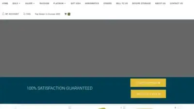 Screenshot of Non-Delivery scam website Bright-bullion.com