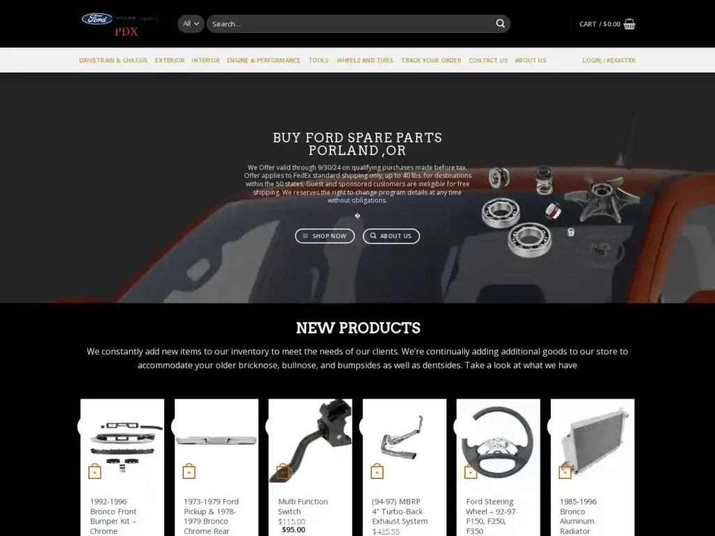 buyfordsparepartspdx-com Alternative Text