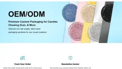 Screenshot of Non-Delivery scam website Buyzyn-pouches.com