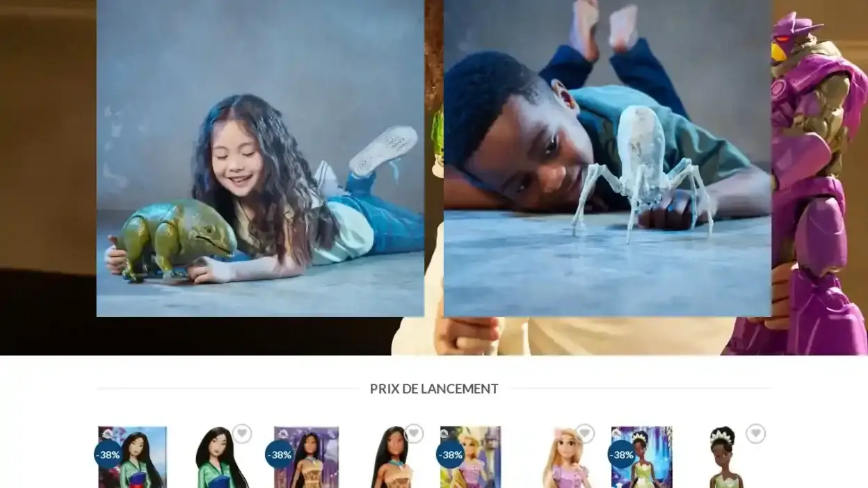 Screenshot of Non-Delivery scam website Cadeauxsoldefr.com