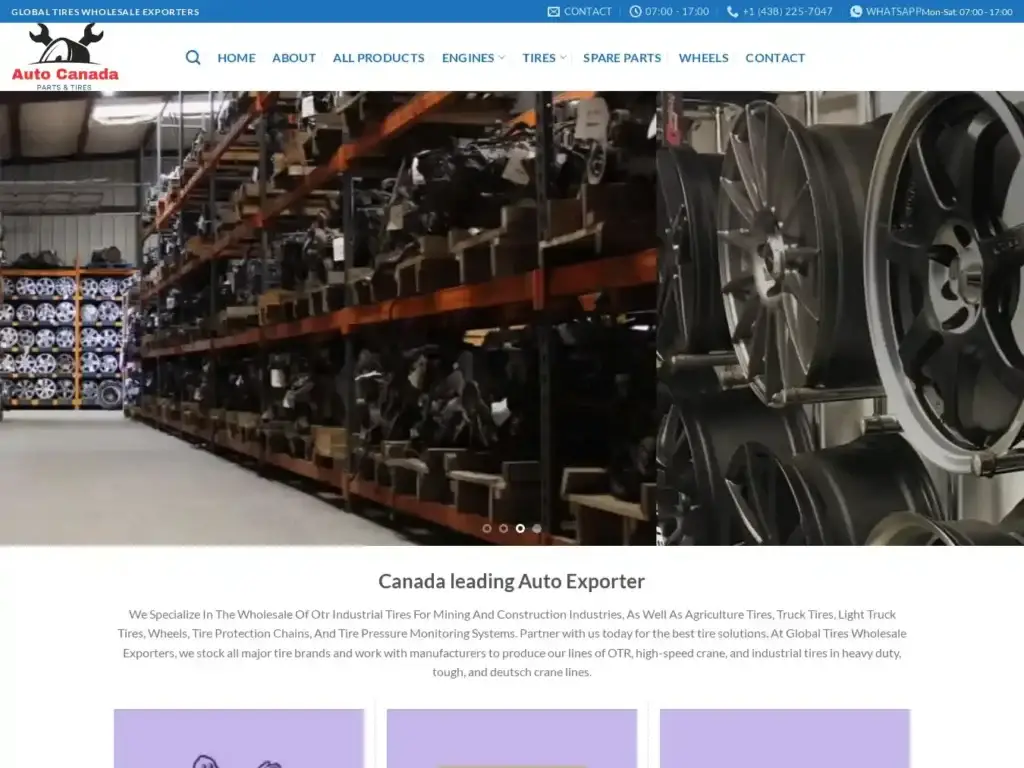 canadaexporttiresltd-com Alternative Text