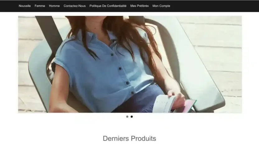 Screenshot of Non-Delivery scam website Caroledumez.com