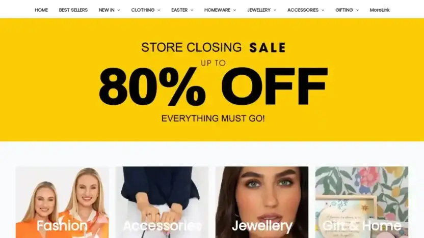 Screenshot of Non-Delivery scam website Carraigdonnofficial.shop