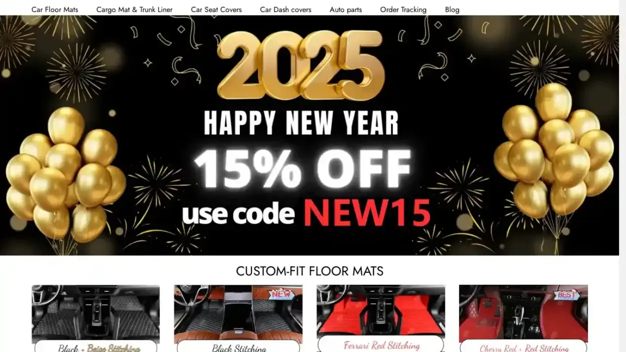 Screenshot of Non-Delivery scam website Carsliks.com