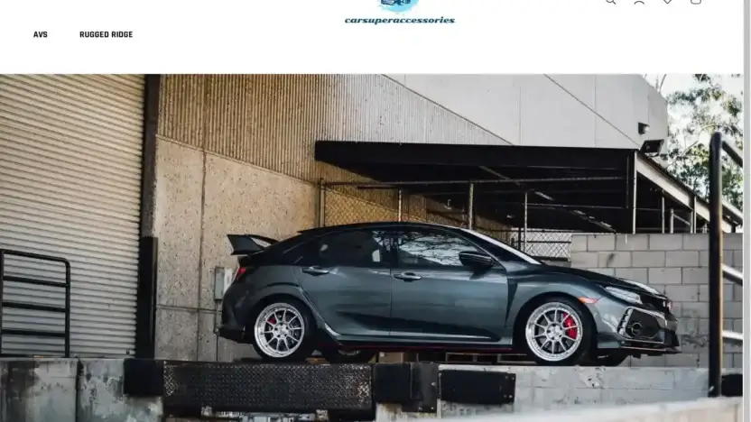 Screenshot of Non-Delivery scam website Carsuperaccessories.com