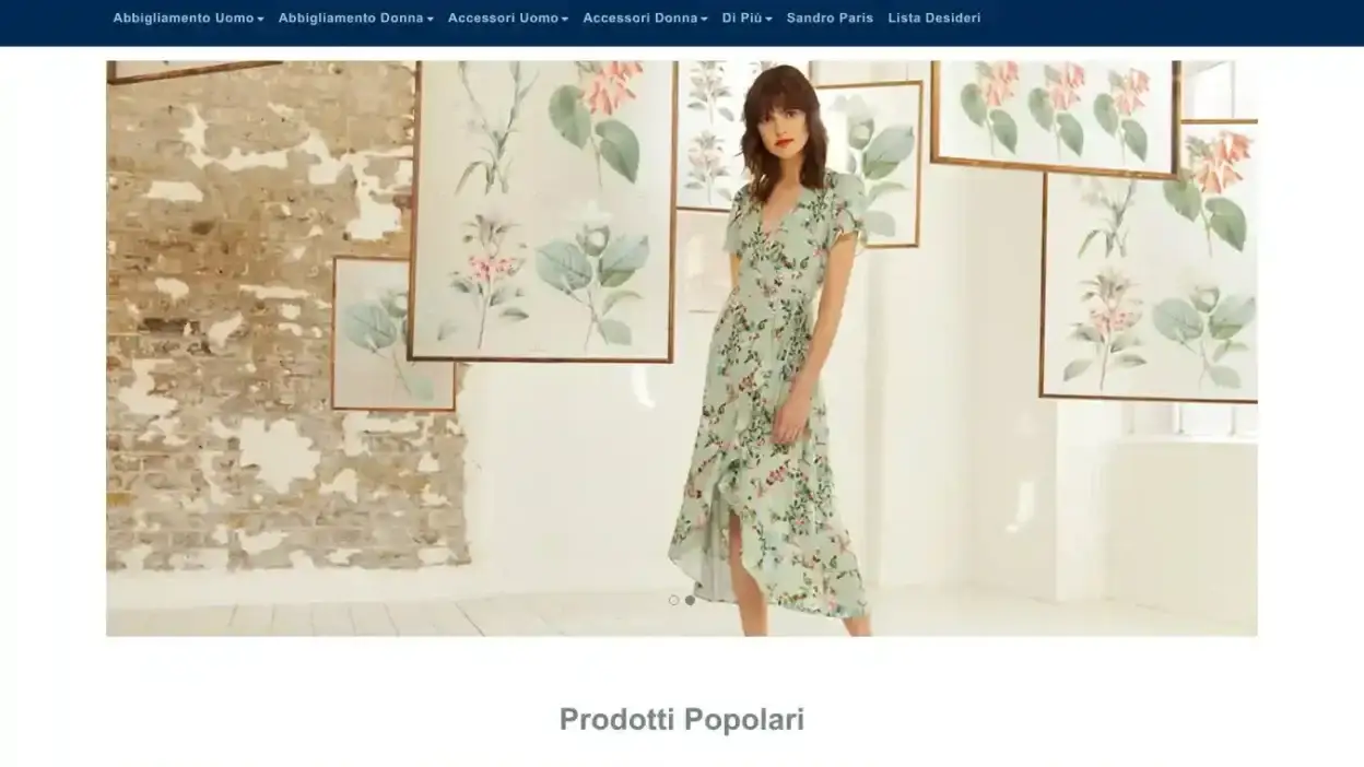 Screenshot of Non-Delivery scam website Catherinedaviss.com