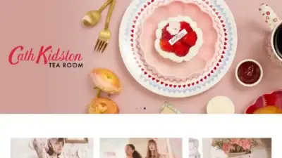 Screenshot of Fashion scam website Cathkidstonoutlets.com