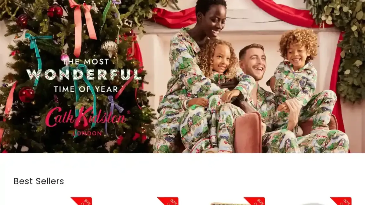 Screenshot of Non-Delivery scam website Cathkidstonsaleshop.com