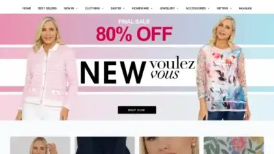 Screenshot of Fashion scam website Cdonlinedeal.com