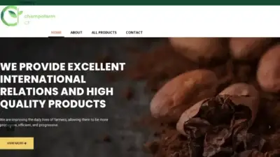 Screenshot of Commodity scam website Champofarm.com