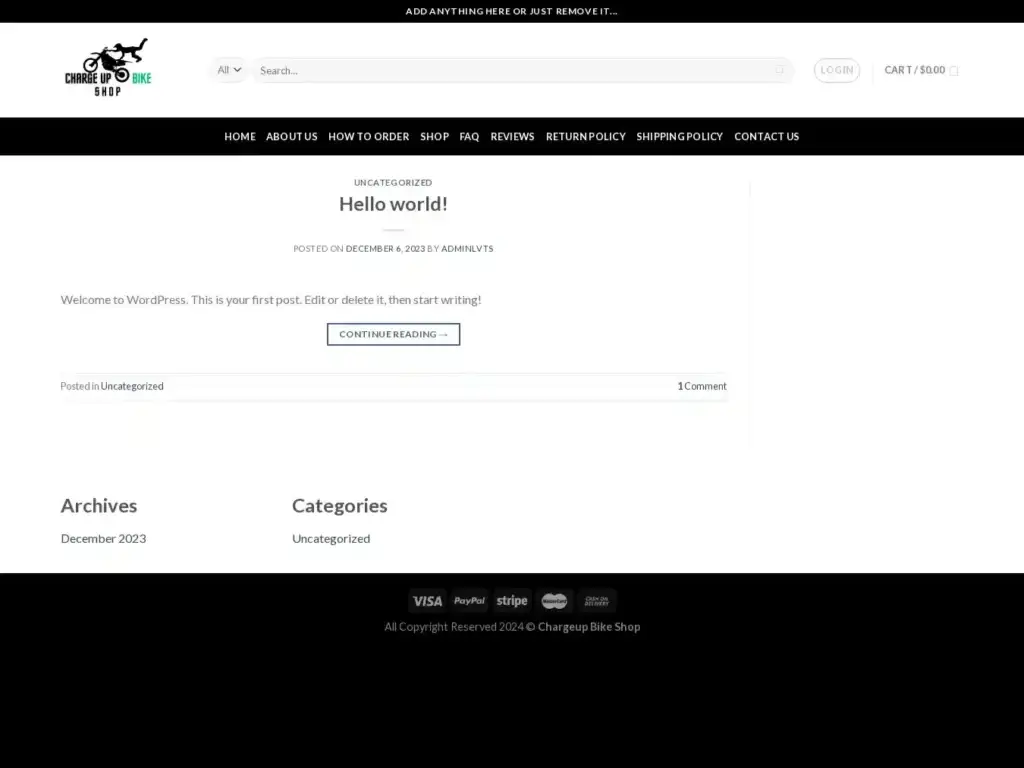 chargeupbikeshop-com Alternative Text