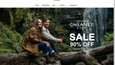 Screenshot of Non-Delivery scam website Cheaneyfactory.shop