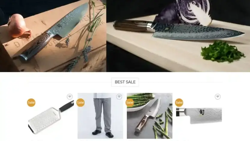 Screenshot of Non-Delivery scam website Chefwearabout.com