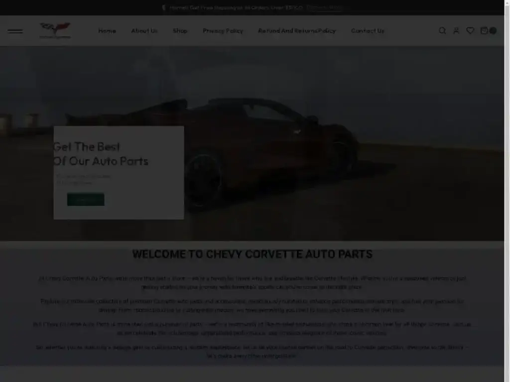 chevycorvetteautoparts-com Alternative Text