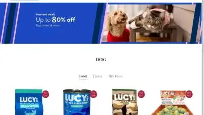 Screenshot of Non-Delivery scam website Chewyvip.shop