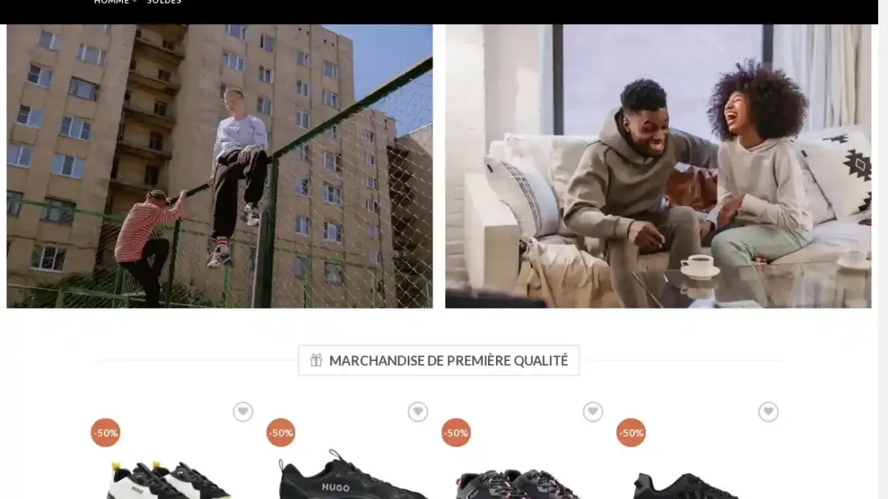 Screenshot of Non-Delivery scam website Chicnouvelle.com