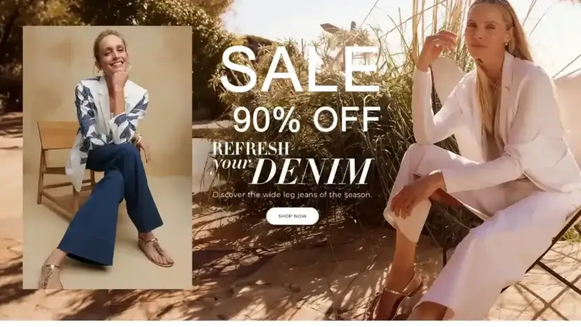 Screenshot of Non-Delivery scam website Chicosofficial.com