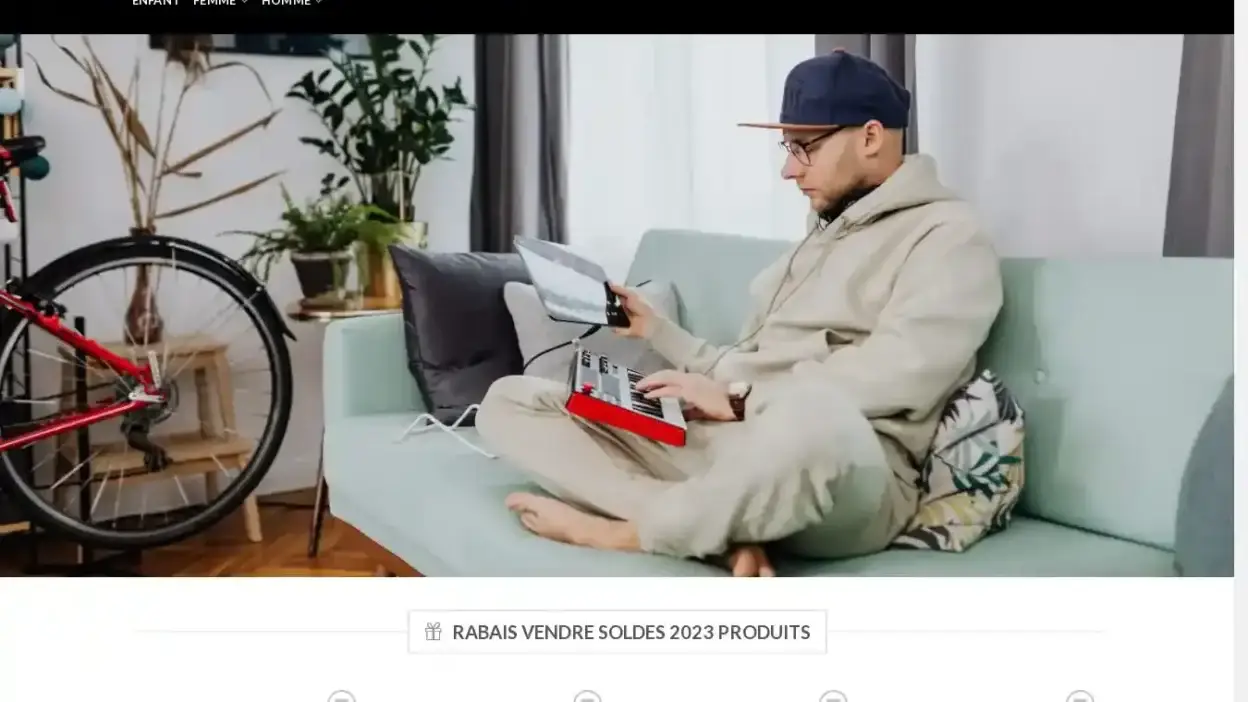 Screenshot of Non-Delivery scam website Chictendances.com