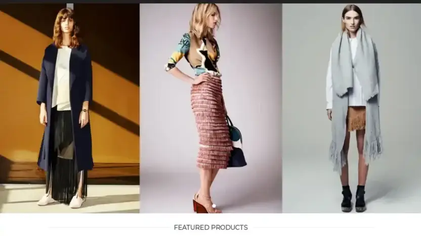 Screenshot of Fashion scam website Chicwomennew.com
