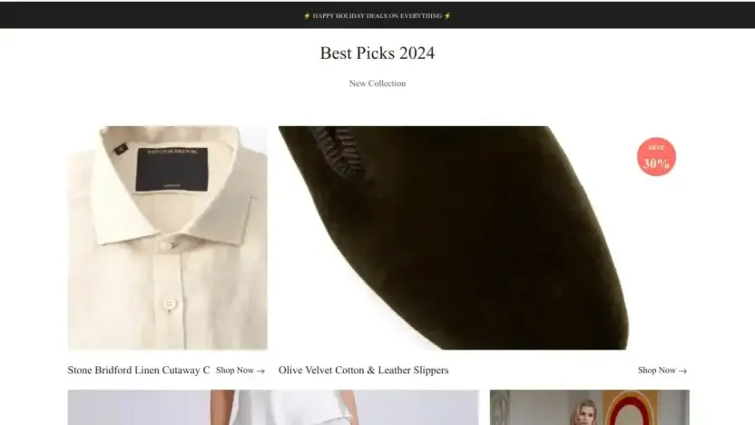 Screenshot of Non-Delivery scam website Clicknshop956.shop