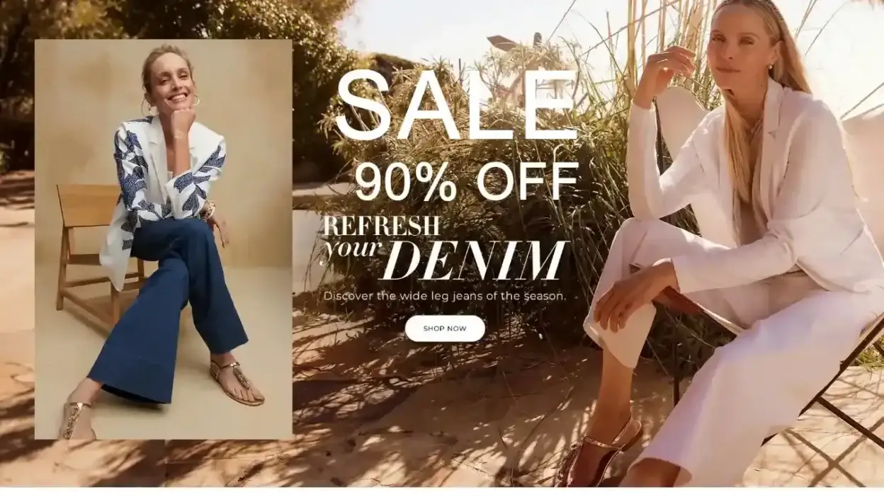 Screenshot of Non-Delivery scam website Clothingshopsale.com