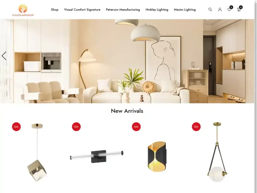 cloudslampsshop-com Alternative Text