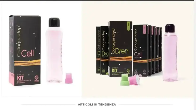 Screenshot of Non-Delivery scam website Collezioneprodotti.com