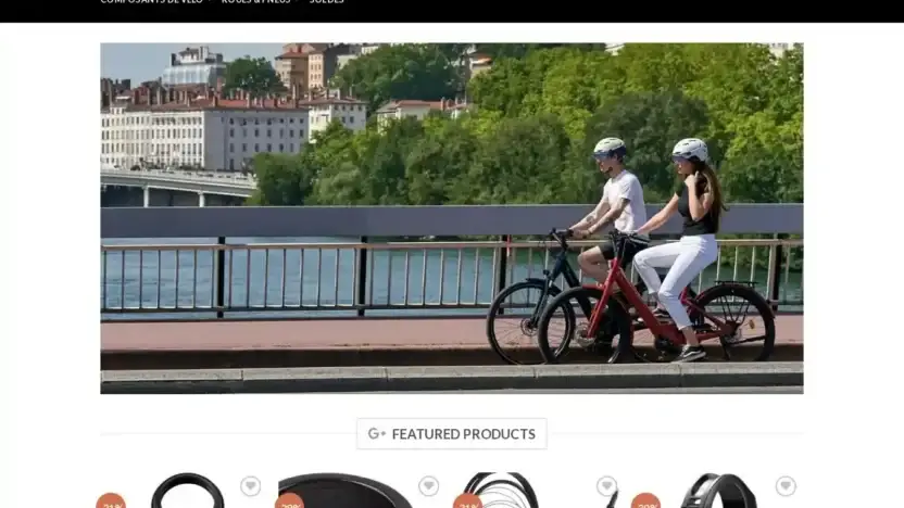 Screenshot of Non-Delivery scam website Composantvelo.com