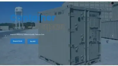 Screenshot of Container scam website Containersalesjapan.com