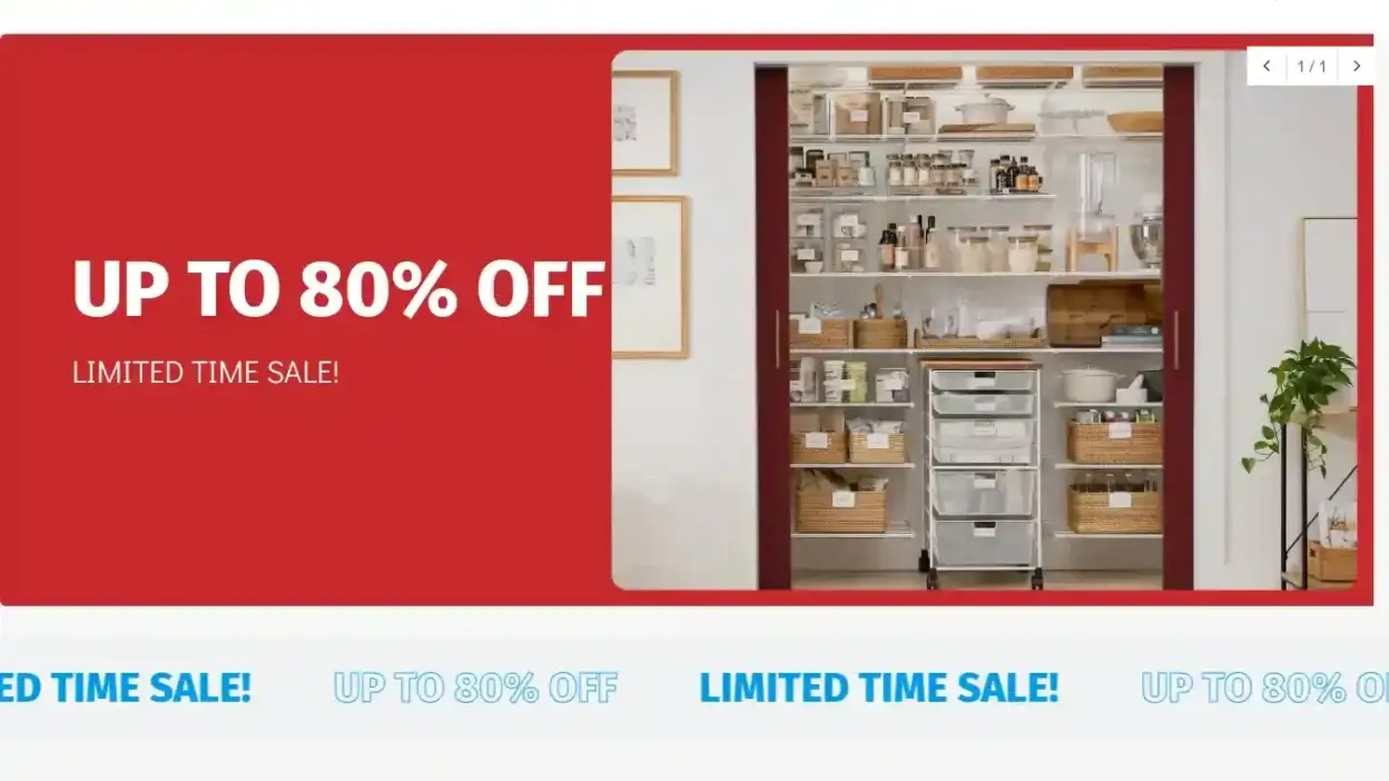 Screenshot of Non-Delivery scam website Containerus.shop