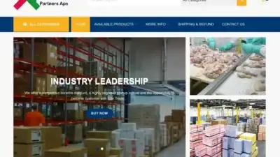 Screenshot of Non-Delivery scam website Contradepartnersaps.com