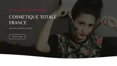 Screenshot of Non-Delivery scam website Cosmetiquetotalefrance.com