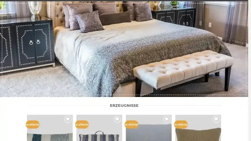 Screenshot of Non-Delivery scam website Coutureofferte.com