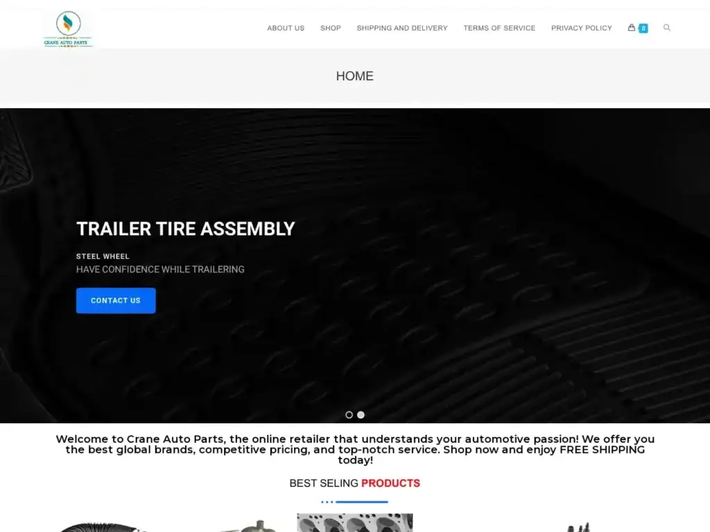 craneautoparts-com Alternative Text