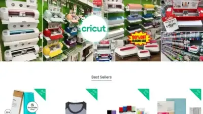 Screenshot of Non-Delivery scam website Cricutausale.shop