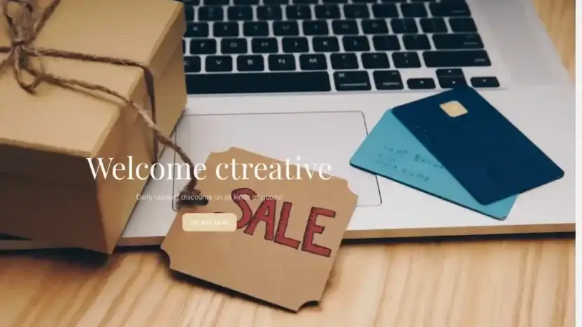 Screenshot of Non-Delivery scam website Ctreative.com