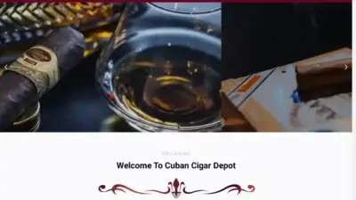 Screenshot of Non-Delivery scam website Cubancigardepot.com