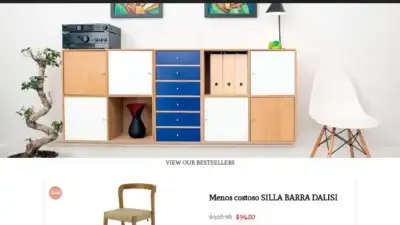 Screenshot of Non-Delivery scam website Cuerobarato.com