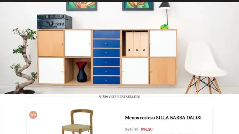 Screenshot of Non-Delivery scam website Cuerobarato.com