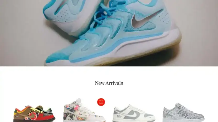 Screenshot of Non-Delivery scam website Dapperway.shop