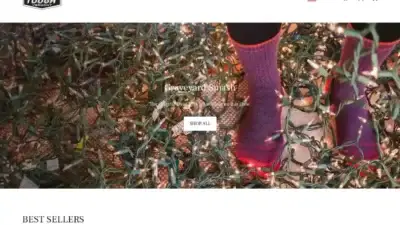 Screenshot of Non-Delivery scam website Darntoughzcshop.com