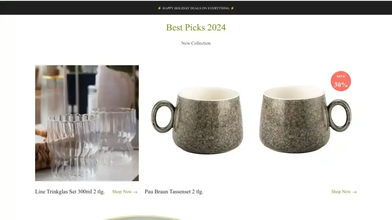 Screenshot of Non-Delivery scam website Dealcorner1996.shop