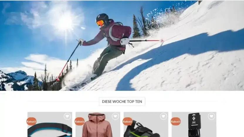 Screenshot of Non-Delivery scam website Deblacksport.com