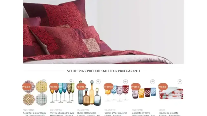 Screenshot of Non-Delivery scam website Decosoldes.com