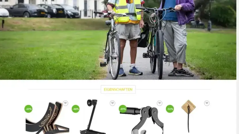 Screenshot of Non-Delivery scam website Defahrradneu.com