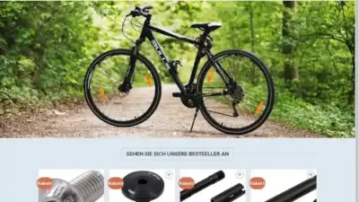 Screenshot of Non-Delivery scam website Defahrradneuheiten.com