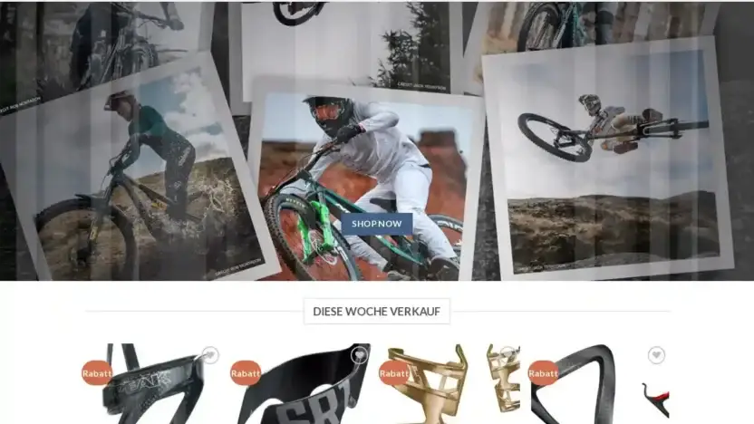 Screenshot of Non-Delivery scam website Defahrradzubehor.com