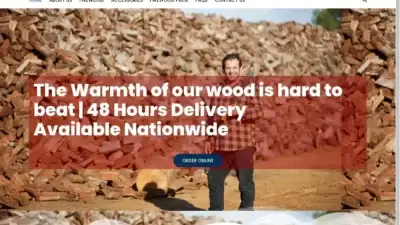 Screenshot of Non-Delivery scam website Delightfirewood.com