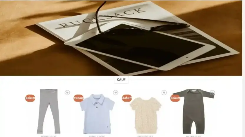 Screenshot of Non-Delivery scam website Demodetasche.com