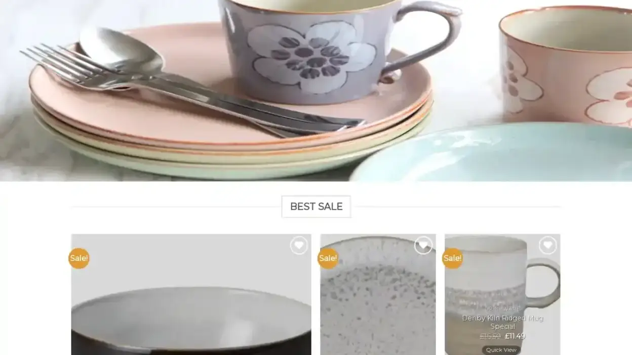 Screenshot of Non-Delivery scam website Denbyfashion.com